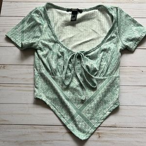 Forever 21 cropped shirt